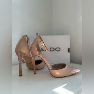 ALDO Nude/Pink Blige - Ankle strap heeled shoe - Stiletto heel